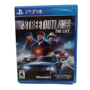 Street Outlaws: The List DISC ONLY (Sony PlayStation 4, 2019) PS4